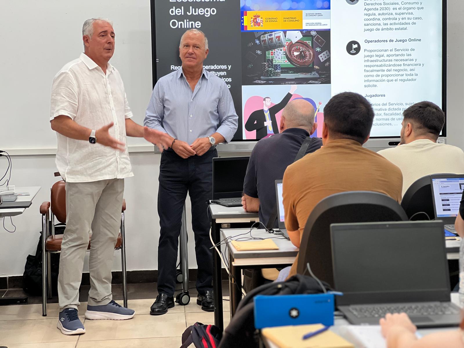 La Consejería de Innovación Tecnológica y AJOM inauguran en la UNED el curso de detección de fraude, ciberseguridad e inteligencia artificial aplicada al juego online
